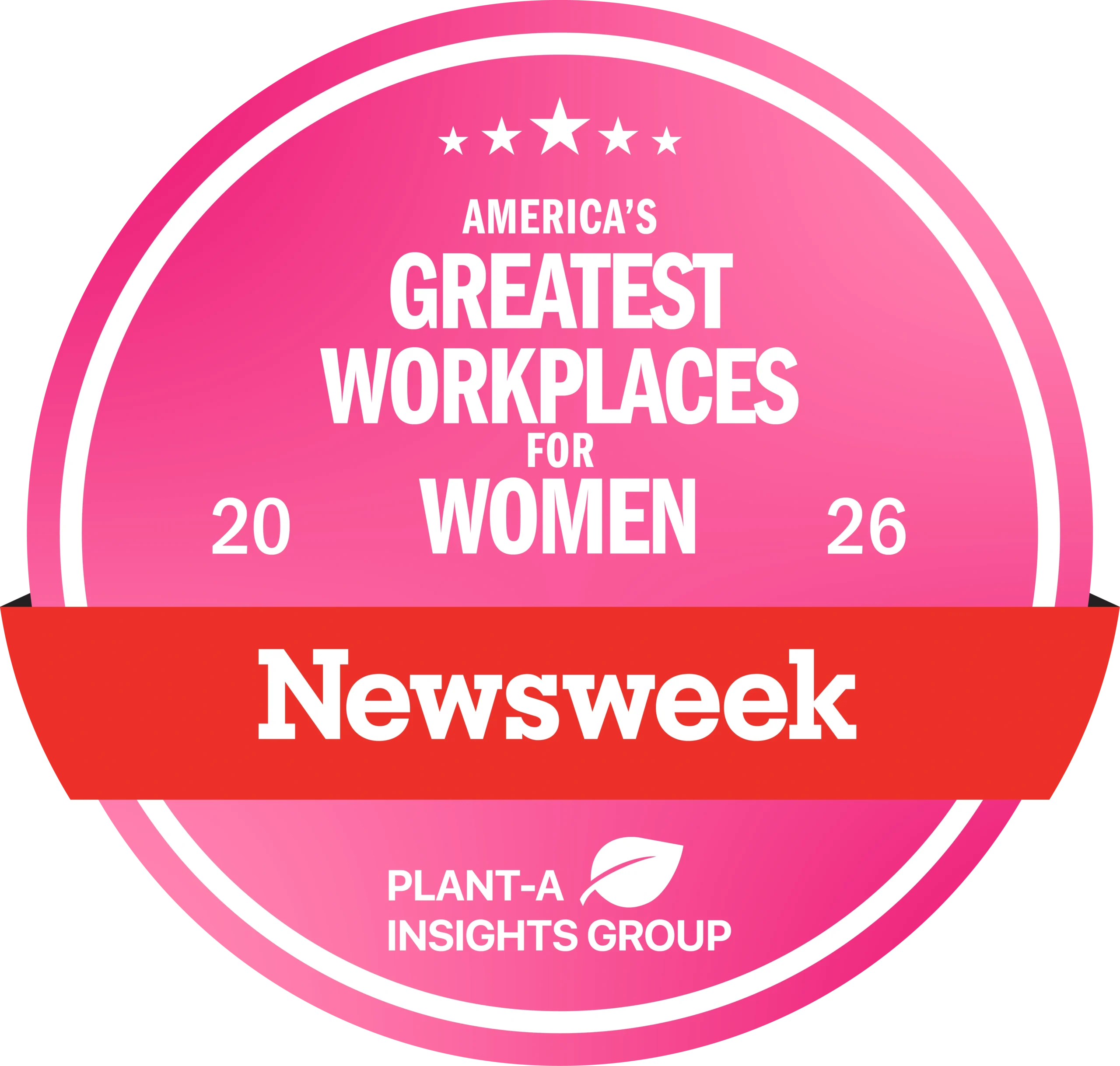 America's greatest Workplaces for Women Badge